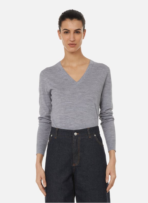 Pull en laine mélangée Gris by THEORY THEORY Pull en laine mélangée Gris
