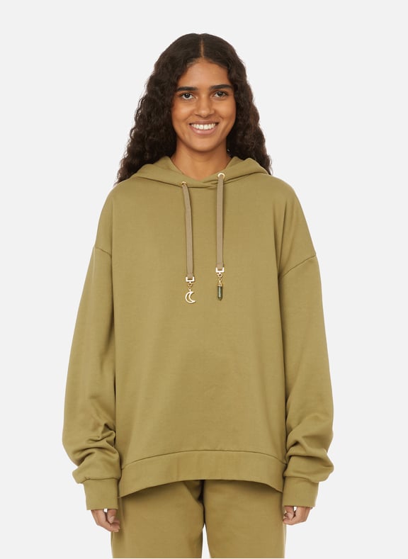 Hoodie en coton biologique Vert by THE SOCIAL SUNDAY THE SOCIAL SUNDAY Hoodie en coton biologique Vert