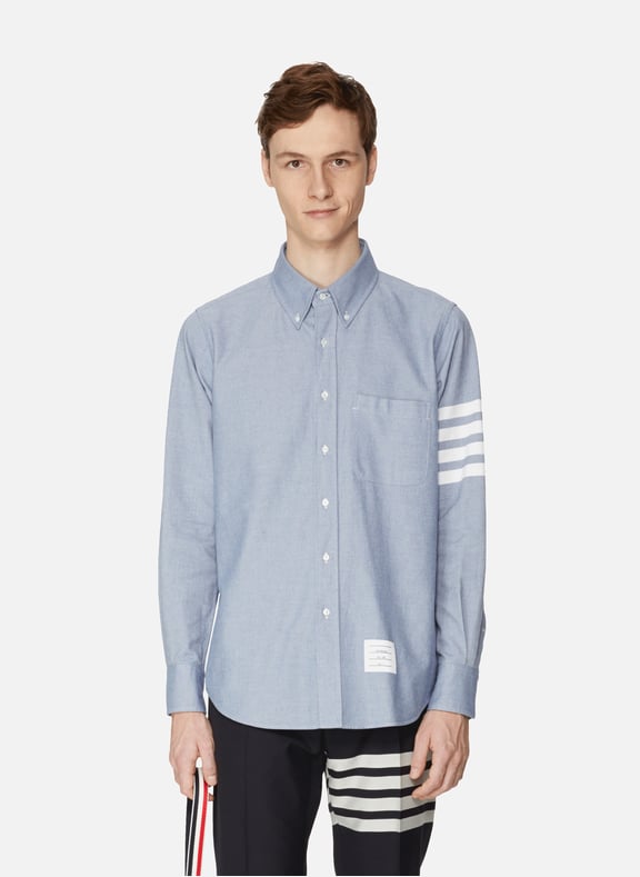 Chemise ample en coton Bleu by THOM BROWNE THOM BROWNE Chemise ample en coton Bleu