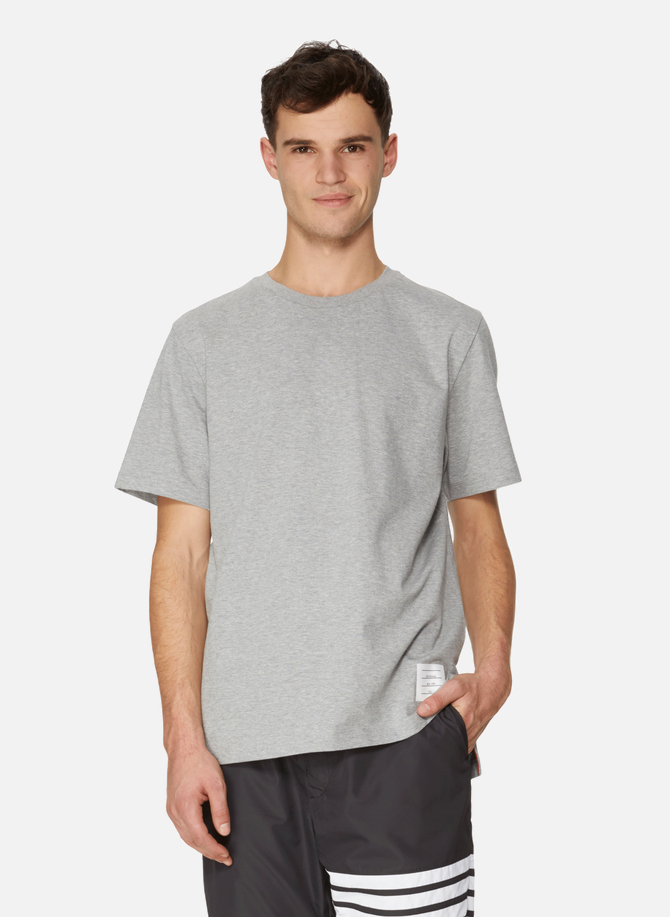 THOM BROWNE cotton patch T-shirt