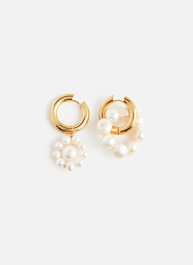 TIMELESS PEARLY mismatched earrings