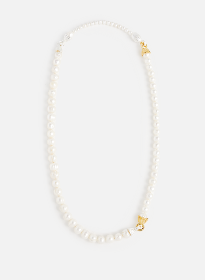TIMELESS PEARLY gold-plated necklace