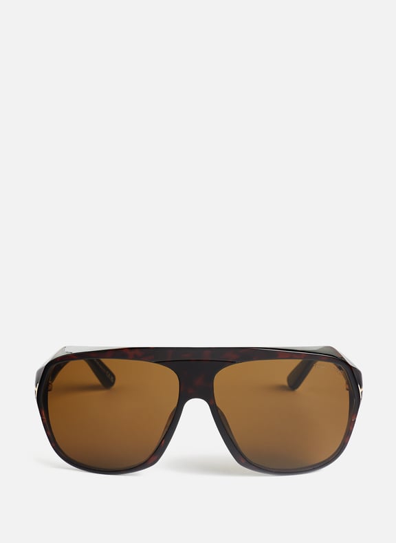 Lunettes de soleil Hawkings Marron by TOM FORD EYEWEAR TOM FORD EYEWEAR Lunettes de soleil Hawkings Marron