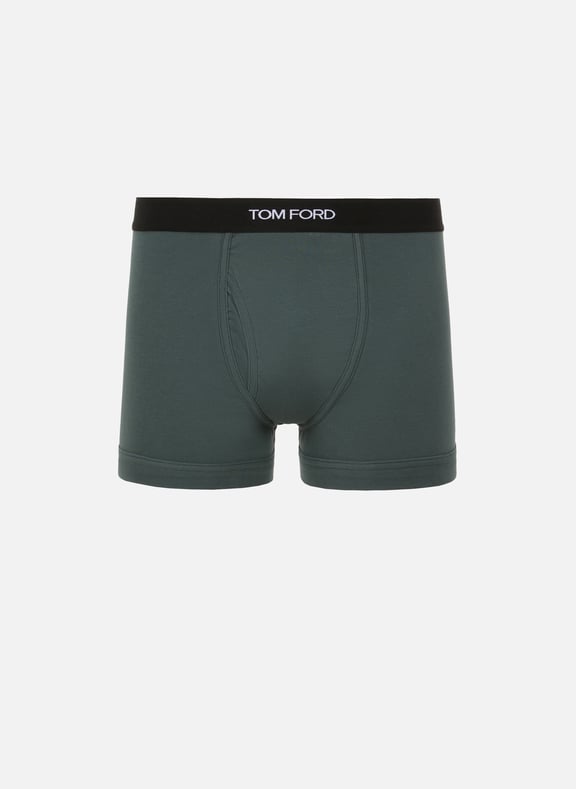 Boxer Brief en coton mélangé Beige by TOM FORD UNDERWEAR TOM FORD UNDERWEAR Boxer Brief en coton mélangé Beige