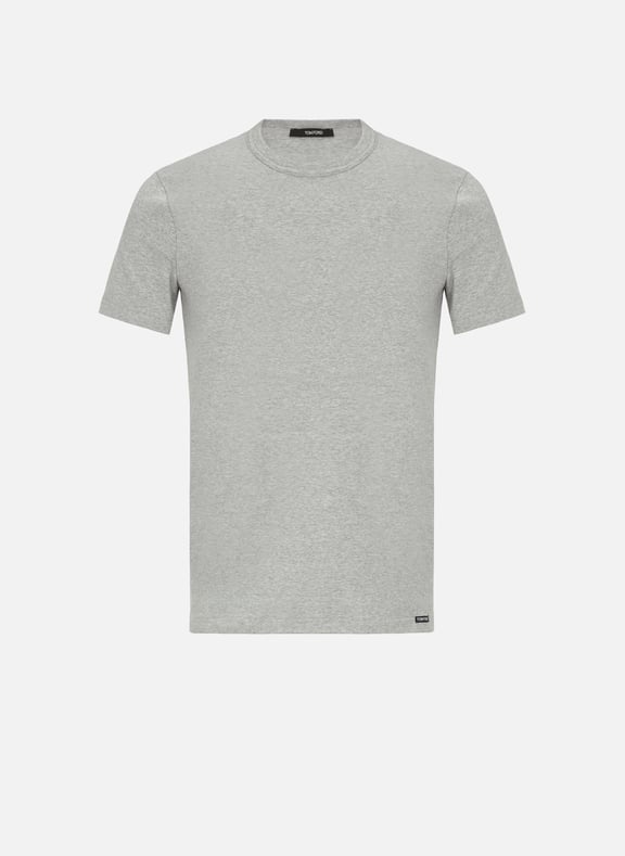 T-shirt en coton stretch Gris by TOM FORD TOM FORD T-shirt en coton stretch Gris