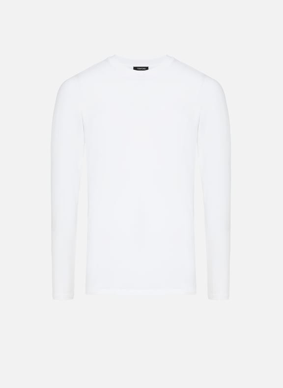 T-shirt manches longues Blanc by TOM FORD UNDERWEAR TOM FORD UNDERWEAR T-shirt manches longues Blanc