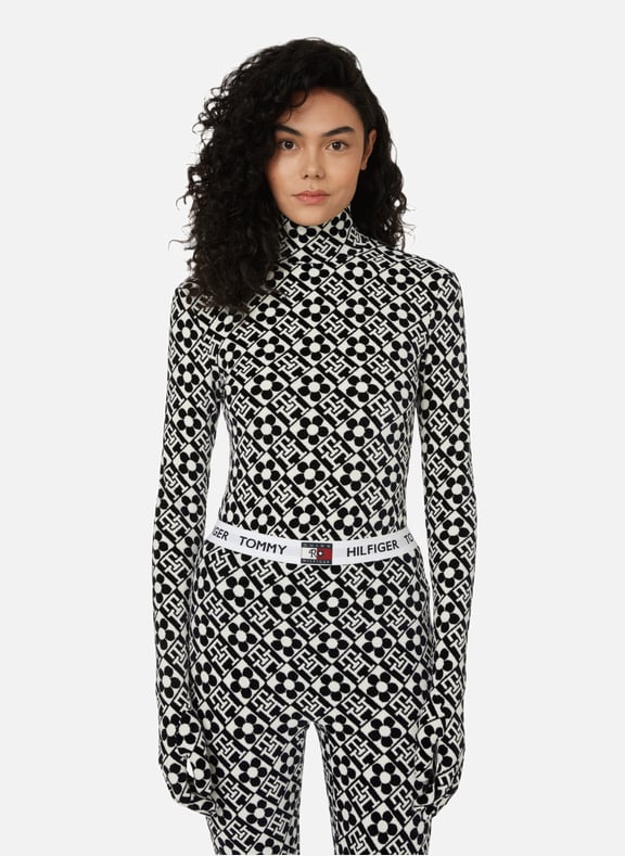 Pull col roulé logotypé by TOMMY HILFIGER X RICHARD QUINN TOMMY HILFIGER X RICHARD QUINN Pull col roulé logotypé