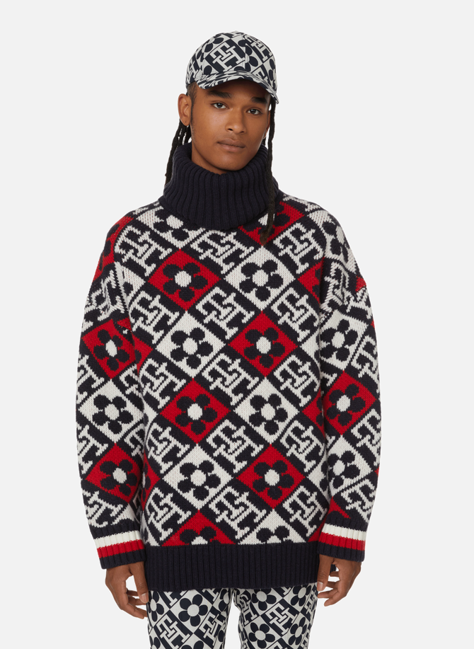 X Richard Quinn wool jacquard sweater TOMMY HILFIGER