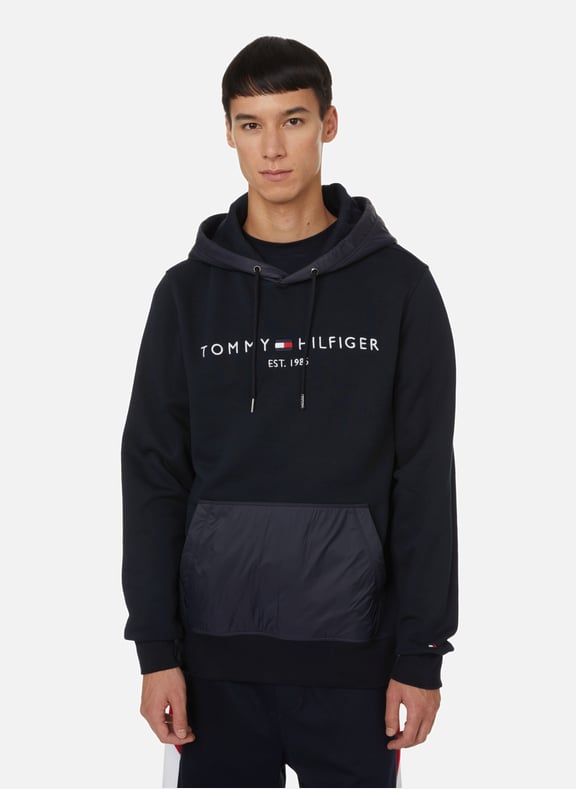 Hoodie en coton Bleu by TOMMY HILFIGER TOMMY HILFIGER Hoodie en coton Bleu