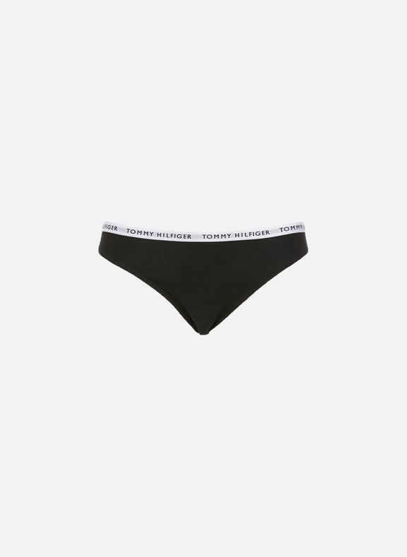Lot de trois culottes en coton recyclé Noir by TOMMY HILFIGER TOMMY HILFIGER Lot de trois culottes en coton recyclé Noir