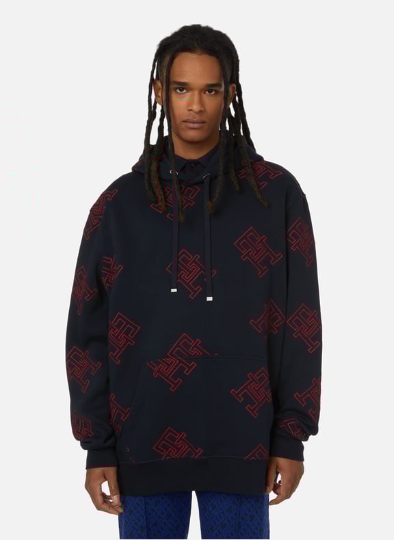 Sweatshirt à capuche Bleu by TOMMY HILFIGER TOMMY HILFIGER Sweatshirt à capuche Bleu