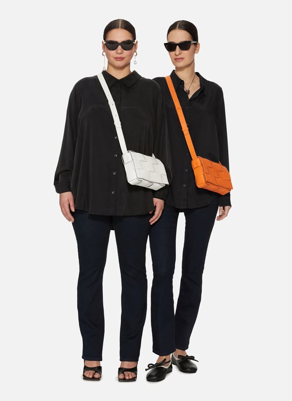 Chemise Kennedy en cupro mélangé Noir by UNIVERSAL STANDARD UNIVERSAL STANDARD Chemise Kennedy en cupro mélangé Noir