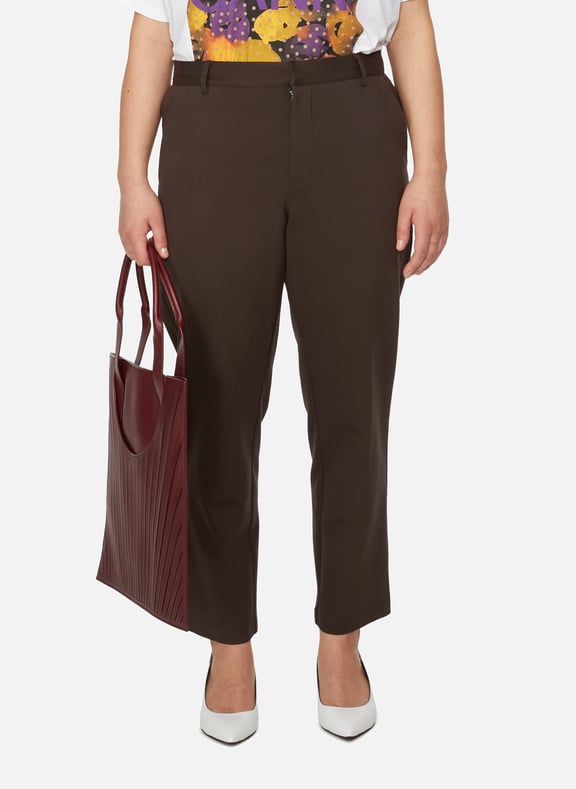 Pantalon cigarette en viscose Marron by UNIVERSAL STANDARD UNIVERSAL STANDARD Pantalon cigarette en viscose Marron