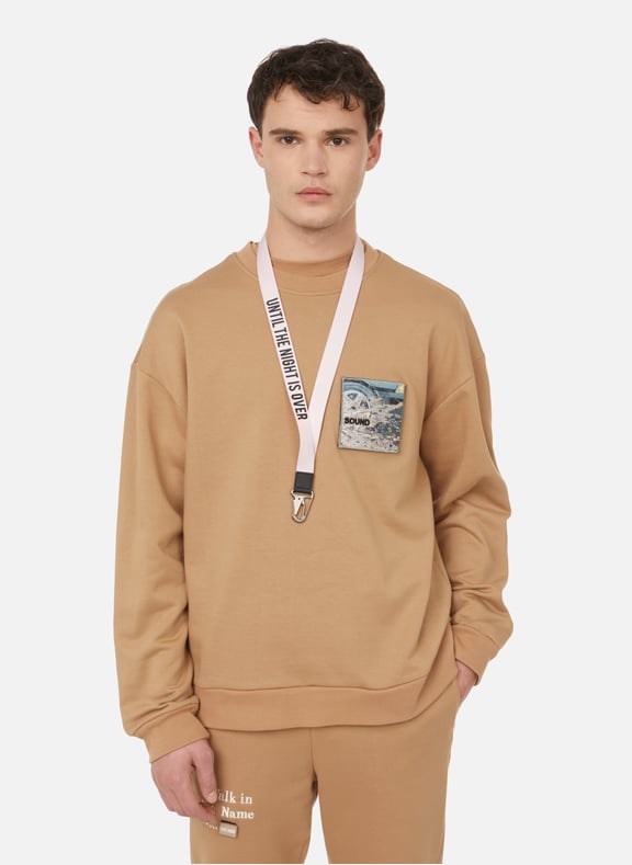 Sweatshirt en coton Marron by UNTIL THE NIGHT IS OVER UNTIL THE NIGHT IS OVER Sweatshirt en coton Marron