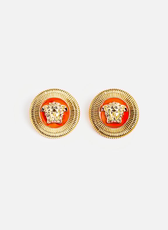 Boucles d'oreille Medusa Biggie Doré by VERSACE VERSACE Boucles d'oreille Medusa Biggie Doré
