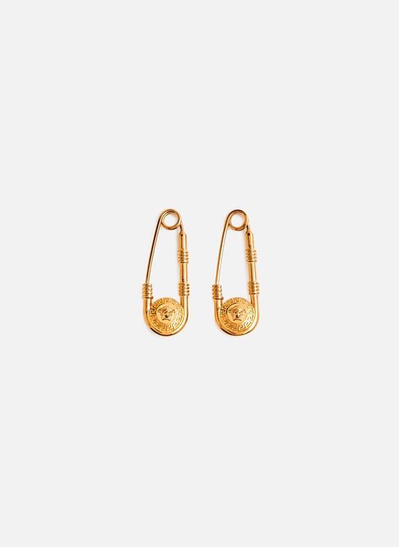 Boucles d'oreille Safety Pin Doré by VERSACE VERSACE Boucles d'oreille Safety Pin Doré