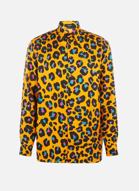 قميص حرير مطبوع متعدد الألوان من فيرساتشي 