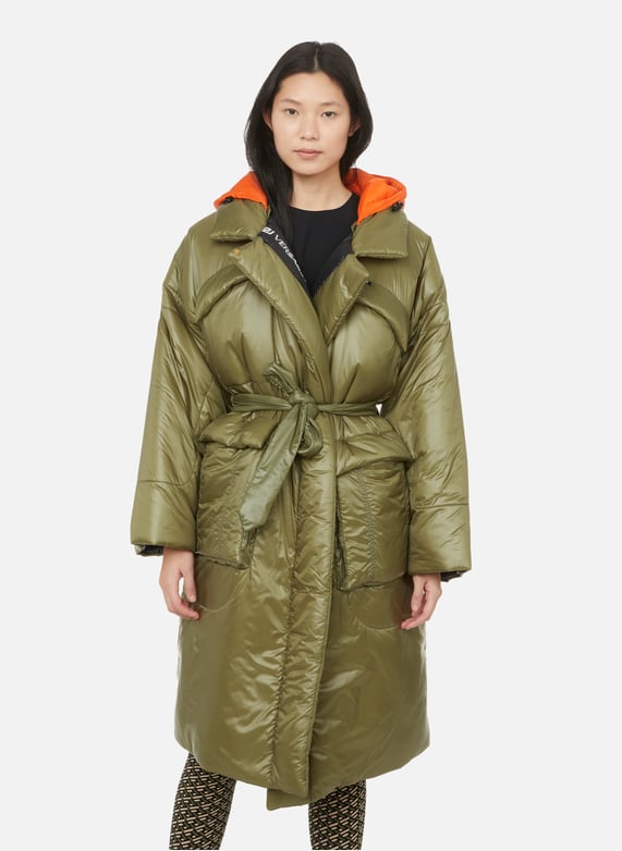 DOUDOUNE LONGUE a CAPUCHE VERSACE pour FEMME Printemps