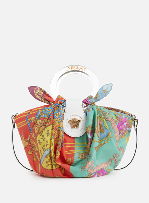 حقيبة يد صغيرة بتصميم سلة متعددة الألوان من فيرساتشي 