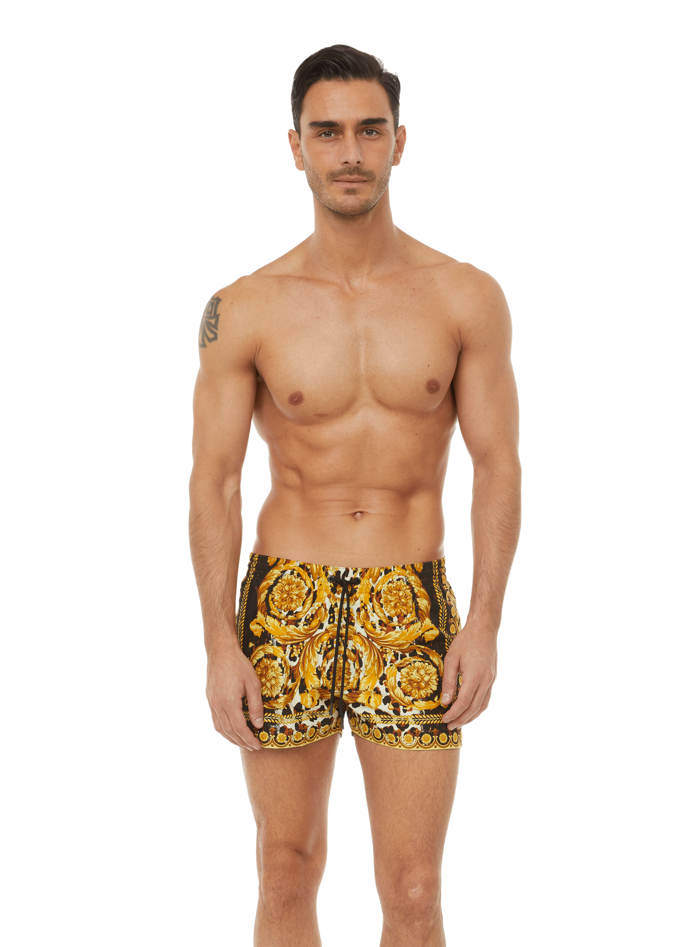Short De Bain Liu Jo Homme Taille S - Motif Floral Vintage - 100% Polyester - Occasion Très Bon état