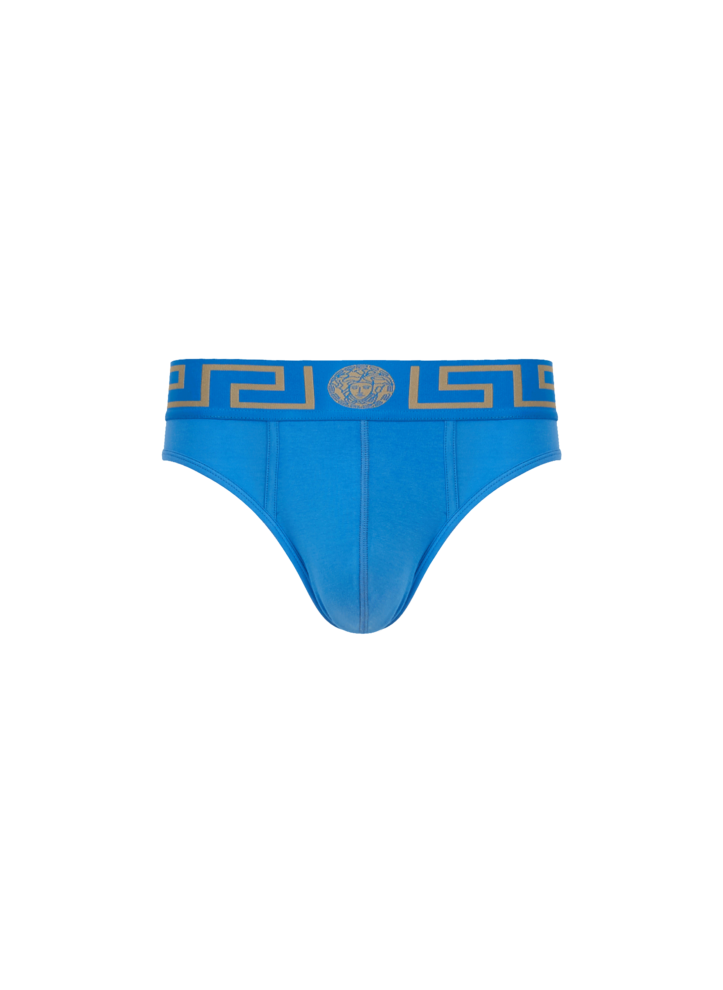 Homme Sous-vêtements Sous-vêtements Versace Boxer à motif à clé grecque Coton Versace pour homme en coloris Bleu 