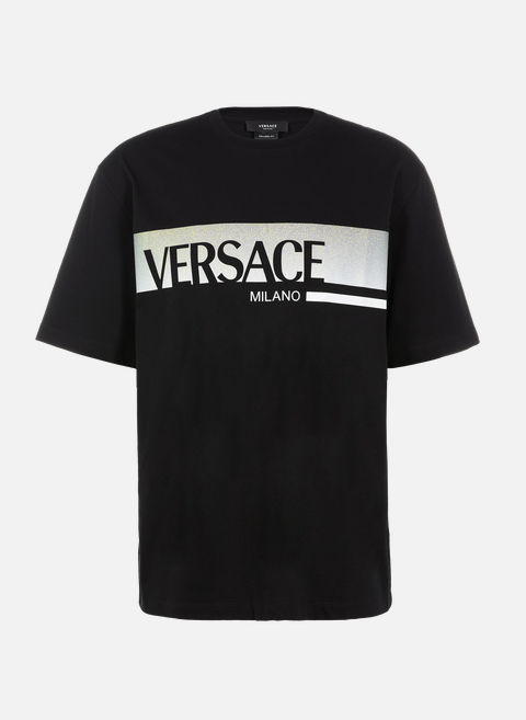 T-shirt logotypé NoirVERSACE 