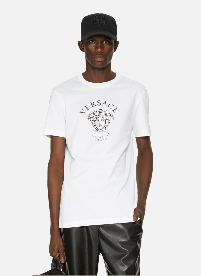 T-shirt Médusa en coton VERSACE