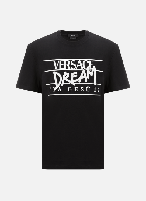 T-shirt Versace Dream en coton NoirVERSACE 