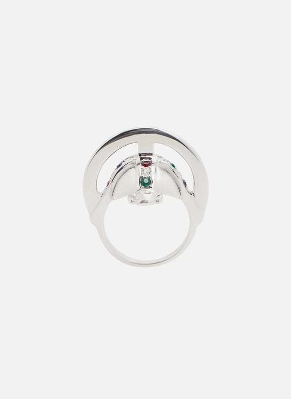 Bague Solid Orb en argent Argent by VIVIENNE WESTWOOD VIVIENNE WESTWOOD Bague Solid Orb en argent Argent