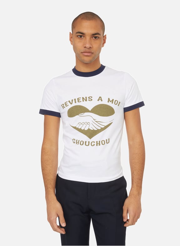 T-shirt en coton Blanc by WALES BONNER WALES BONNER T-shirt en coton Blanc