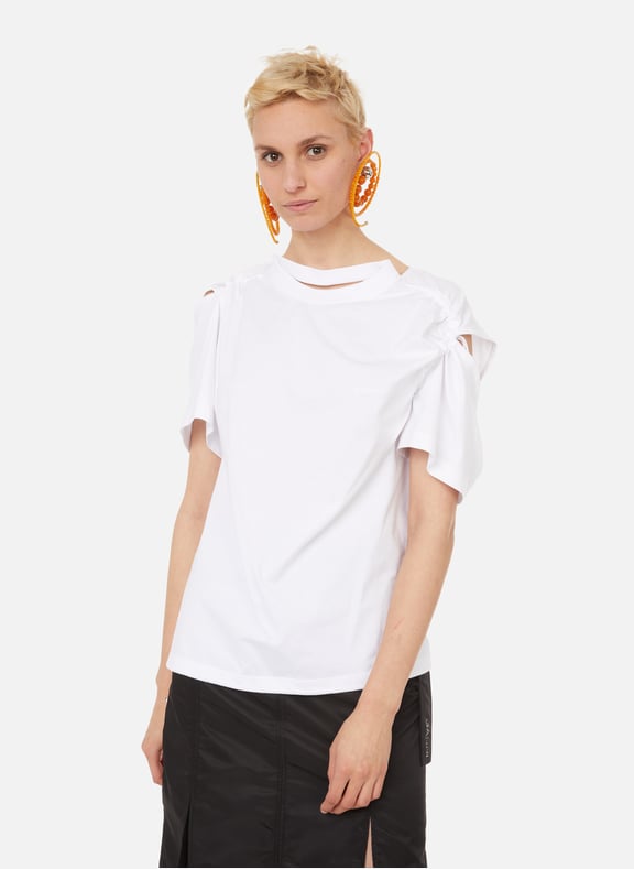 T-shirt en coton bio Blanc by Y/PROJECT Y/PROJECT T-shirt en coton bio Blanc