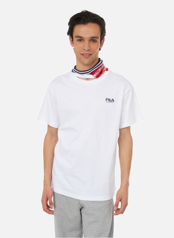 T-shirt Fila x Y/Project en jersey de coton Blanc by Y/PROJECT Y/PROJECT T-shirt Fila x Y/Project en jersey de coton Blanc