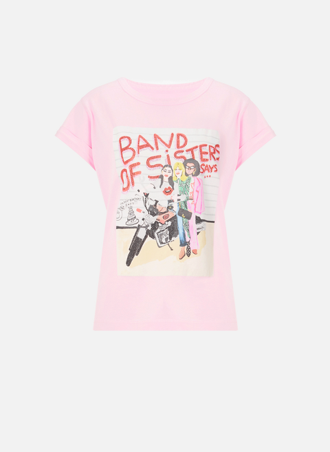 T-shirt Anya Band of Sisters en coton RoseZADIG&VOLTAIRE 