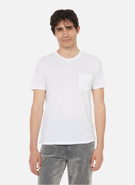 T-shirt col rond en coton Blanc by ZADIG&VOLTAIRE ZADIG&VOLTAIRE T-shirt col rond en coton Blanc