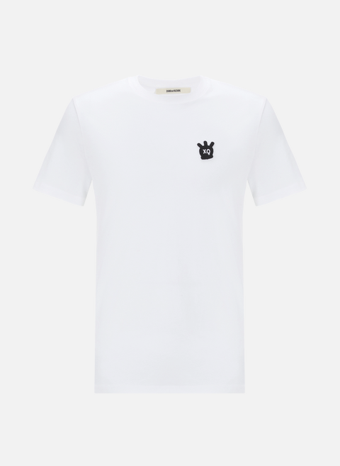 T-shirt col rond en coton BlancZADIG&VOLTAIRE 