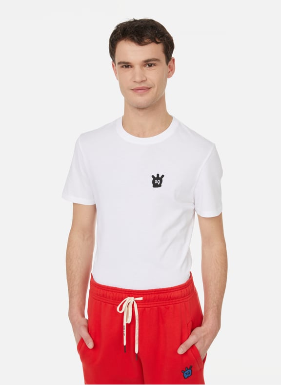 T-shirt col rond en coton Blanc by ZADIG&VOLTAIRE ZADIG&VOLTAIRE T-shirt col rond en coton Blanc