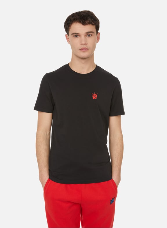 T-shirt col rond en coton Noir by ZADIG&VOLTAIRE ZADIG&VOLTAIRE T-shirt col rond en coton Noir