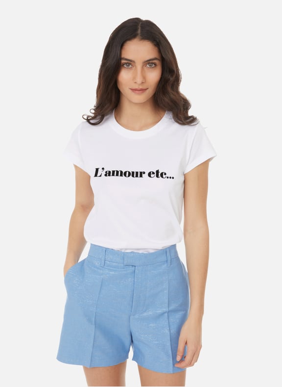 T-shirt L'Amour en coton Blanc by ZADIG&VOLTAIRE ZADIG&VOLTAIRE T-shirt L'Amour en coton Blanc
