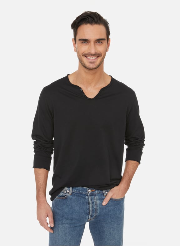 T-shirt Monastir en coton biologique Noir by ZADIG&VOLTAIRE ZADIG&VOLTAIRE T-shirt Monastir en coton biologique Noir