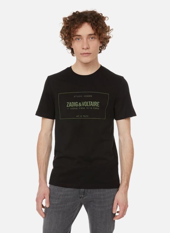 ZADIG&VOLTAIRE T-shirt Ted Blason en coton Noir
