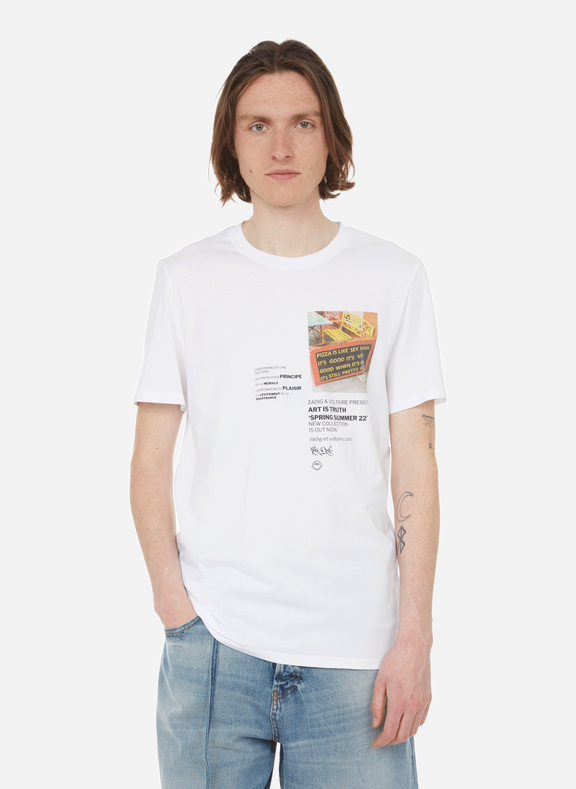 ZADIG&VOLTAIRE T-shirt Ted en coton  Blanc
