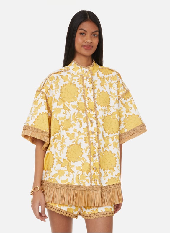 Chemise Postcard en coton Multicolore by ZIMMERMANN ZIMMERMANN Chemise Postcard en coton Multicolore