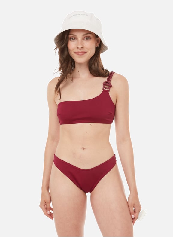 Maillot Tropicana asymétrique Rouge by ZIMMERMANN ZIMMERMANN Maillot Tropicana asymétrique Rouge