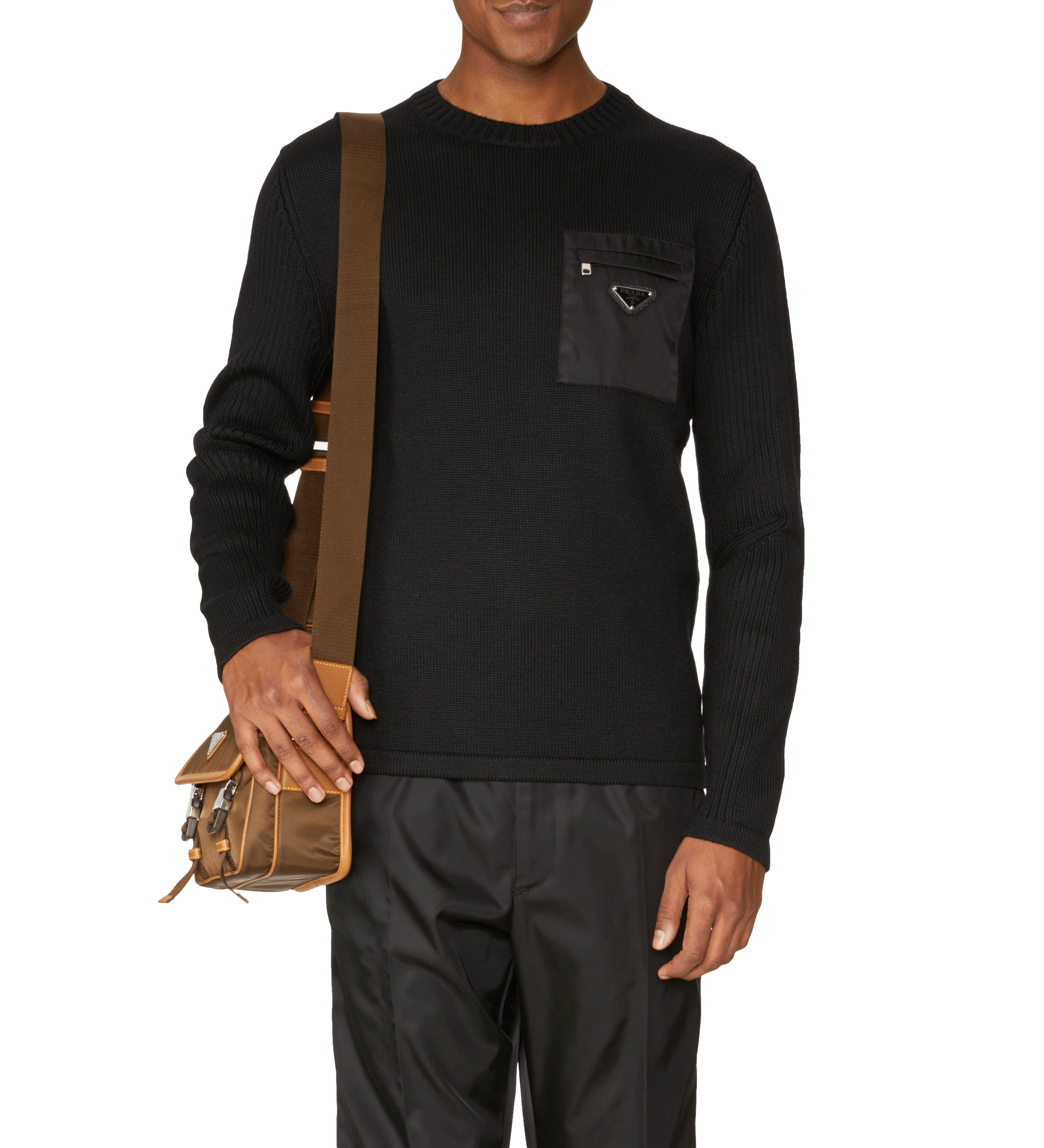 Sweatshirt in virgin wool | PRADA