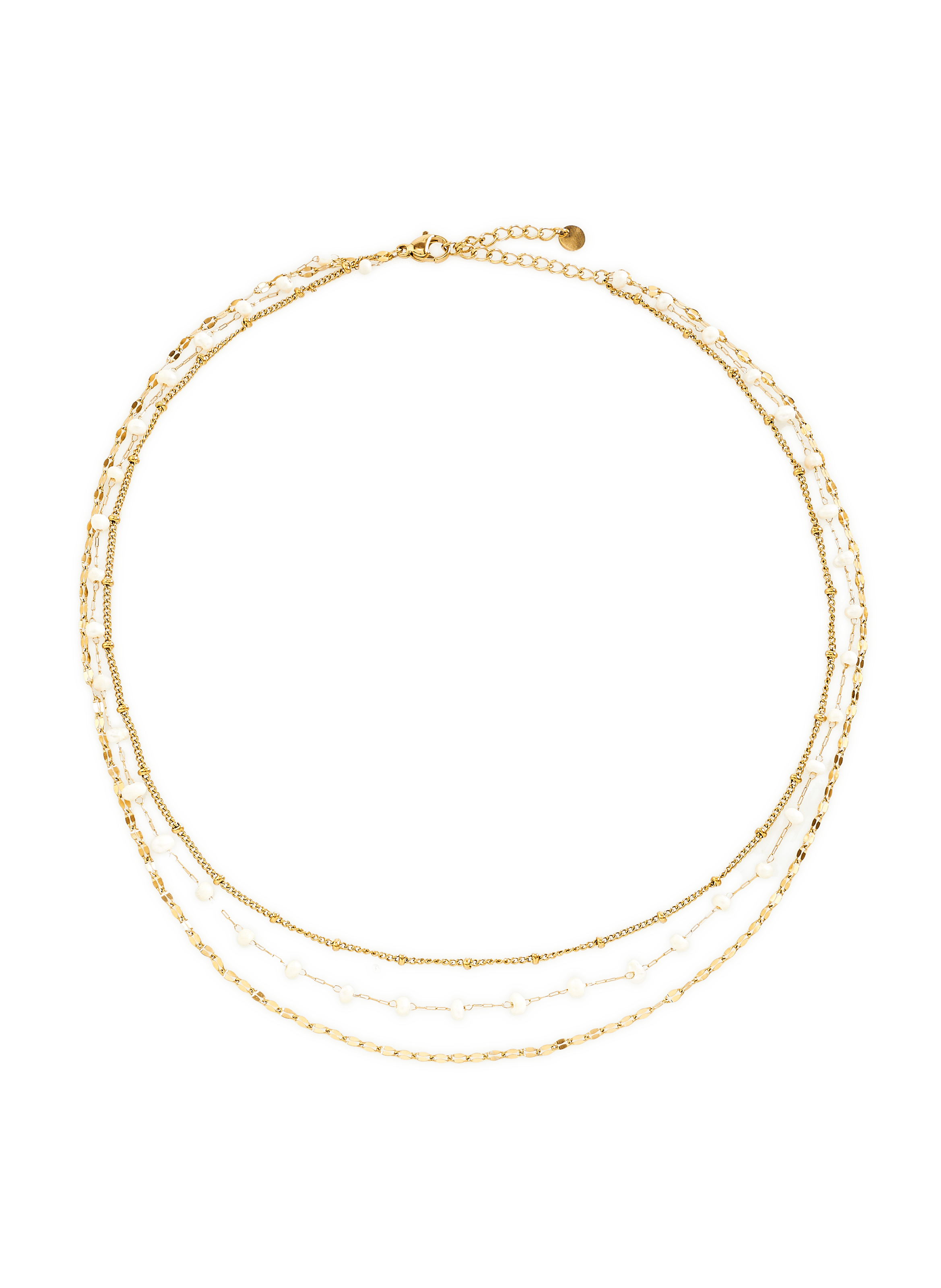 Triple chain necklace | AU PRINTEMPS PARIS