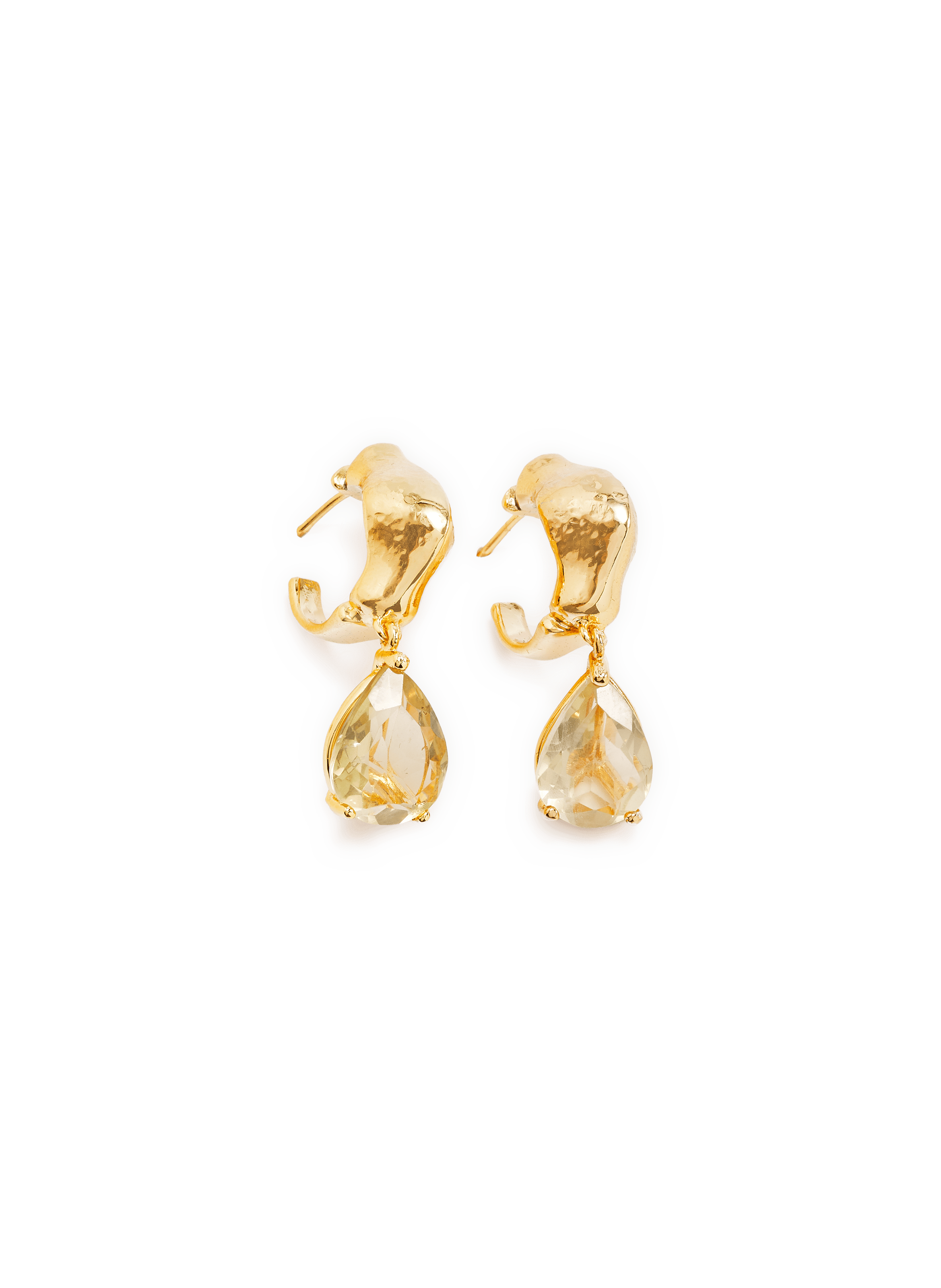 Gold-plated bronze earrings | ALICAN ICOZ