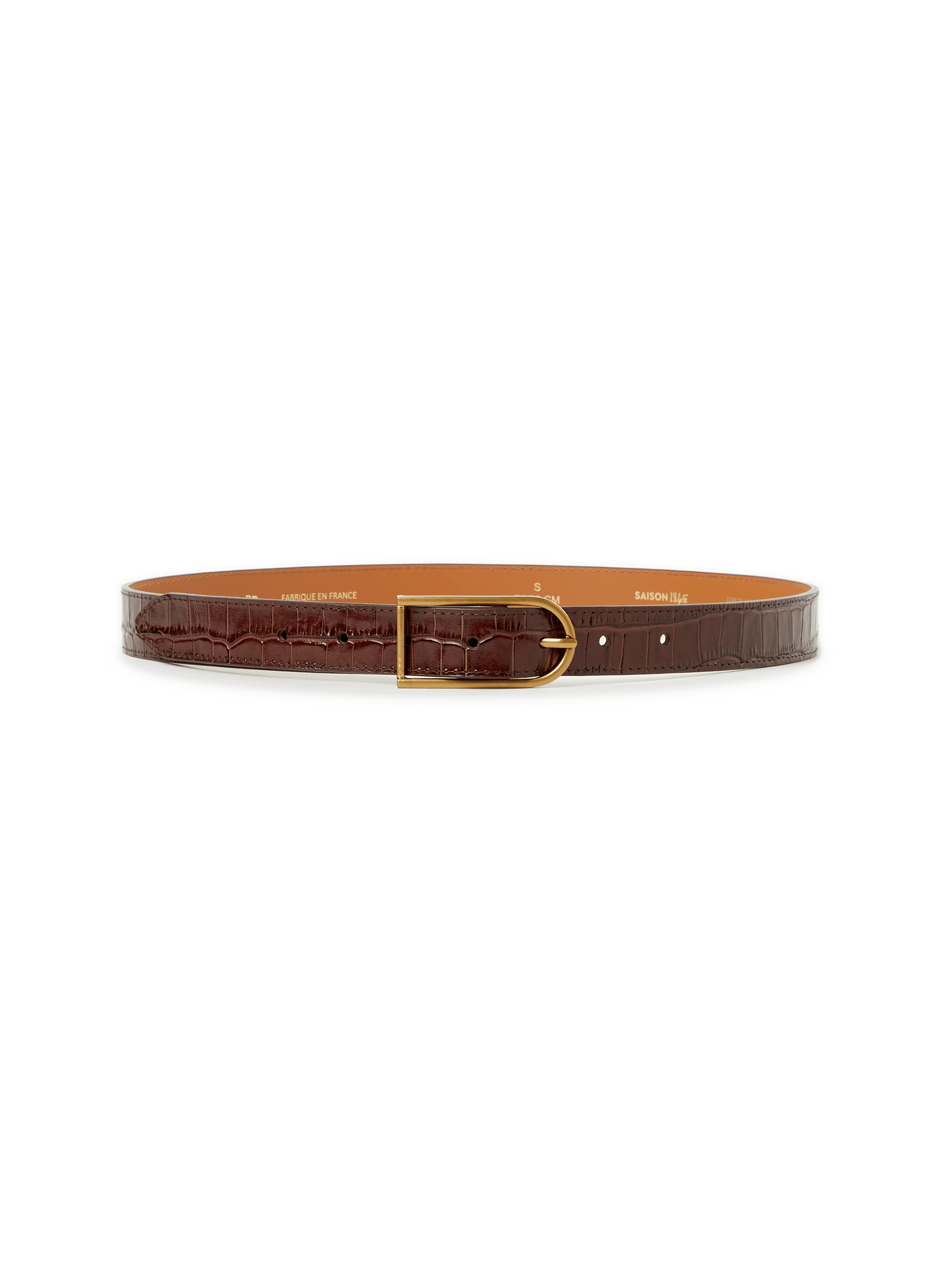Suede leather belt | SAISON 1865