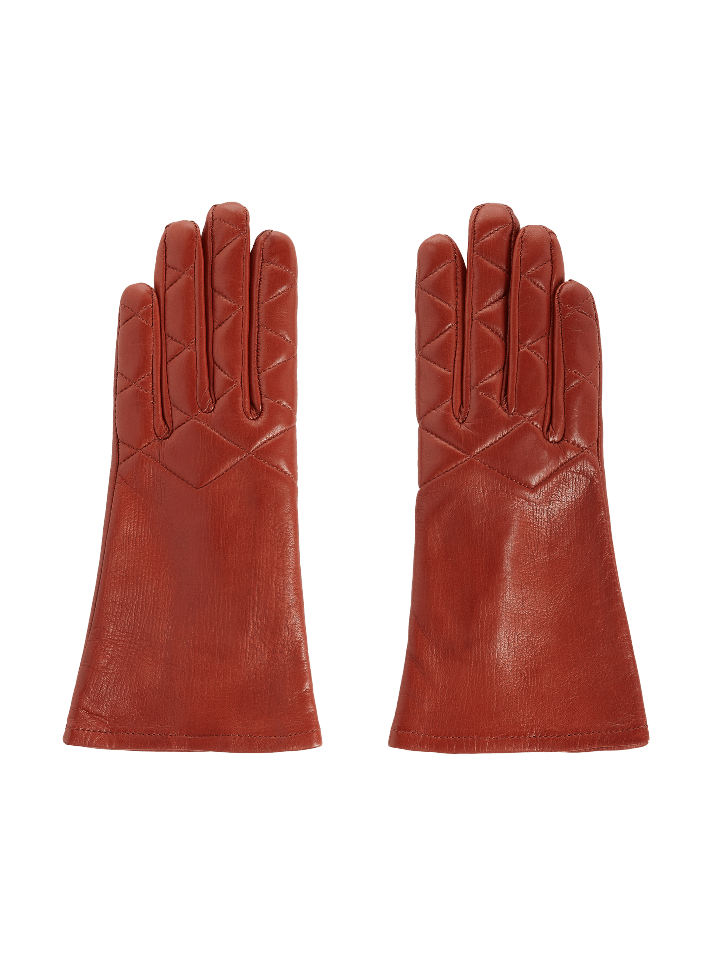 Happia leather gloves | MAISON FABRE