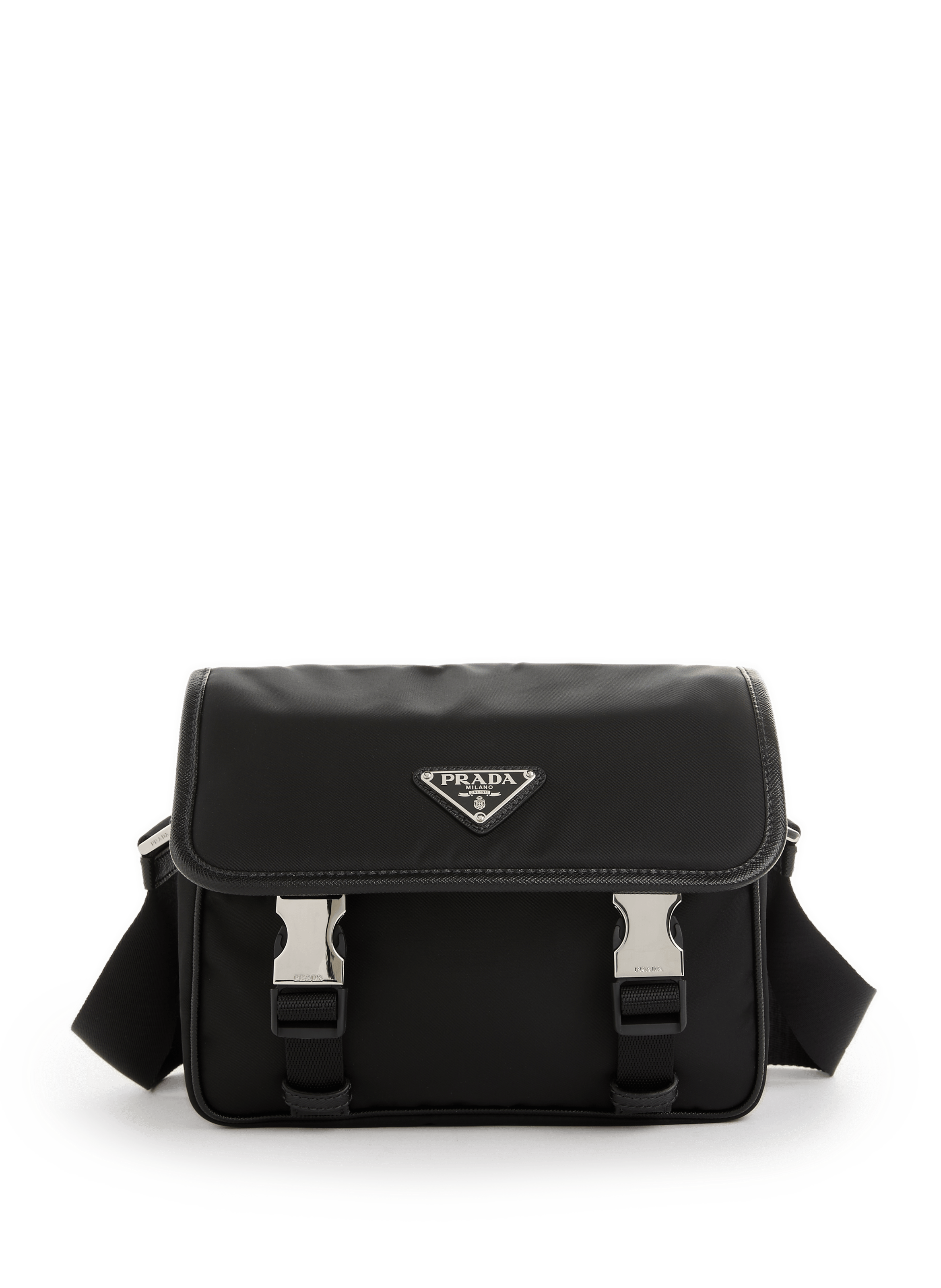 Re-Nylon and Saffiano leather shoulder bag | PRADA