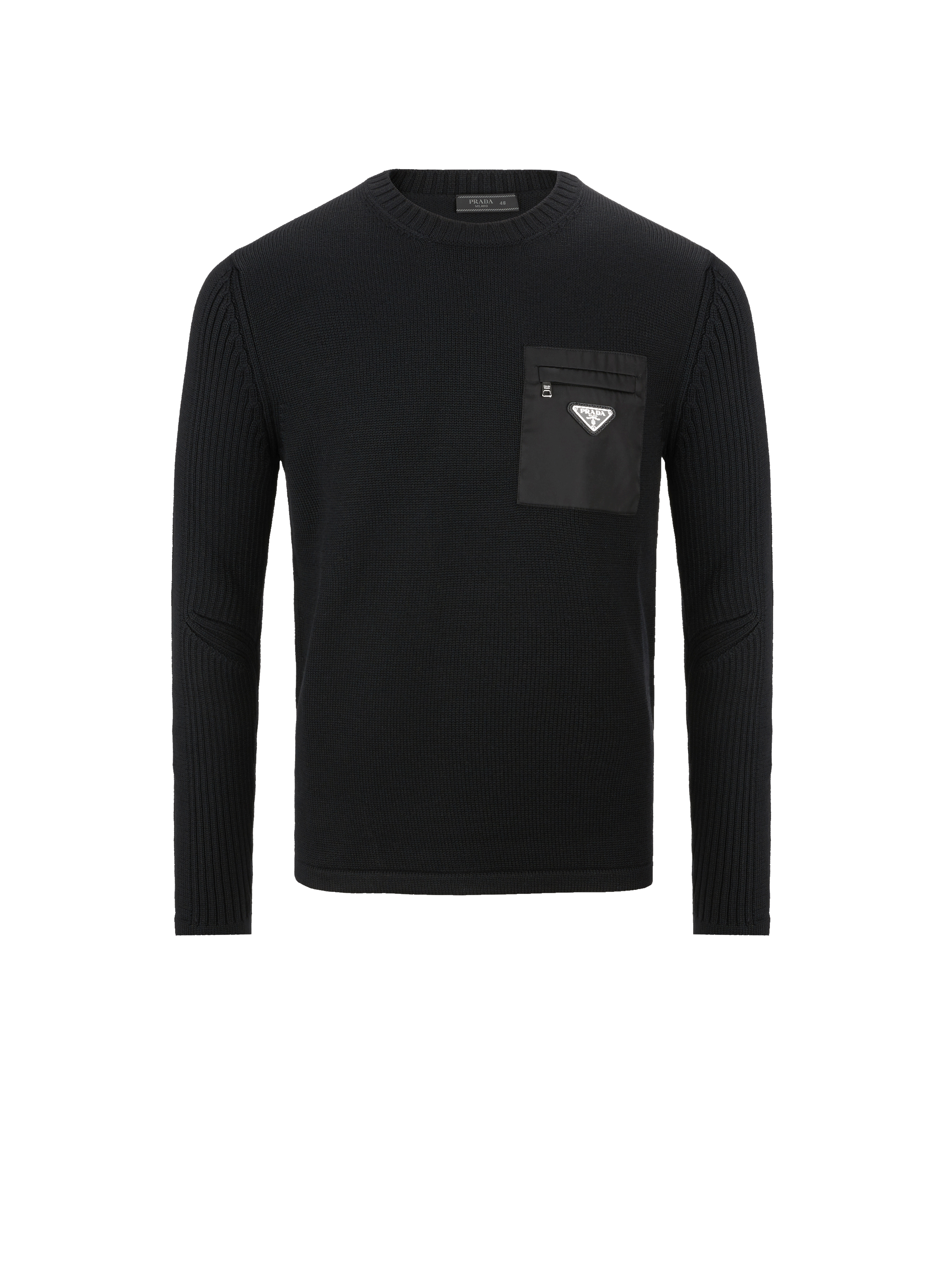Sweatshirt in virgin wool | PRADA